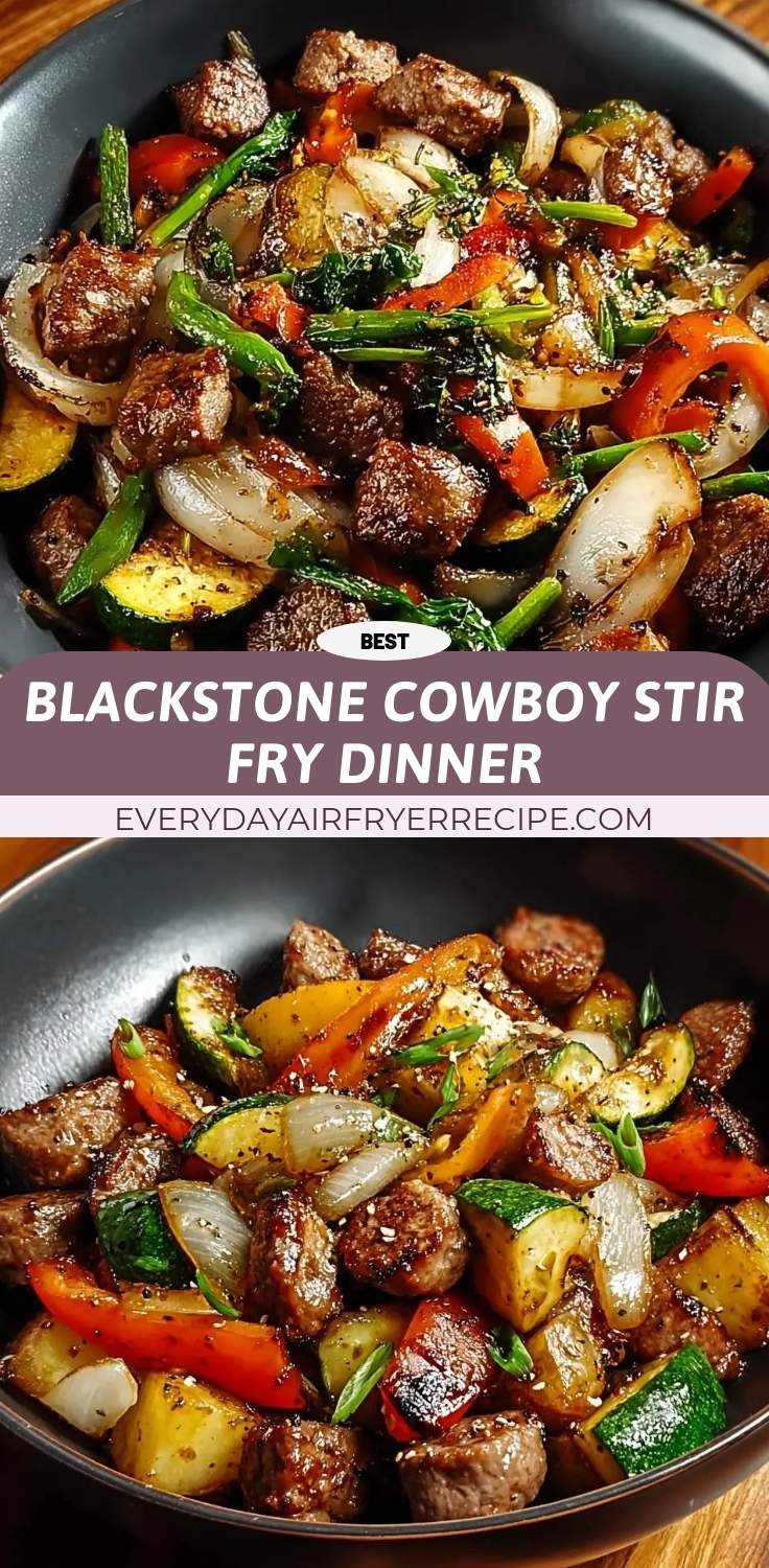 blackstone cowboy stir fry dinner pinterest