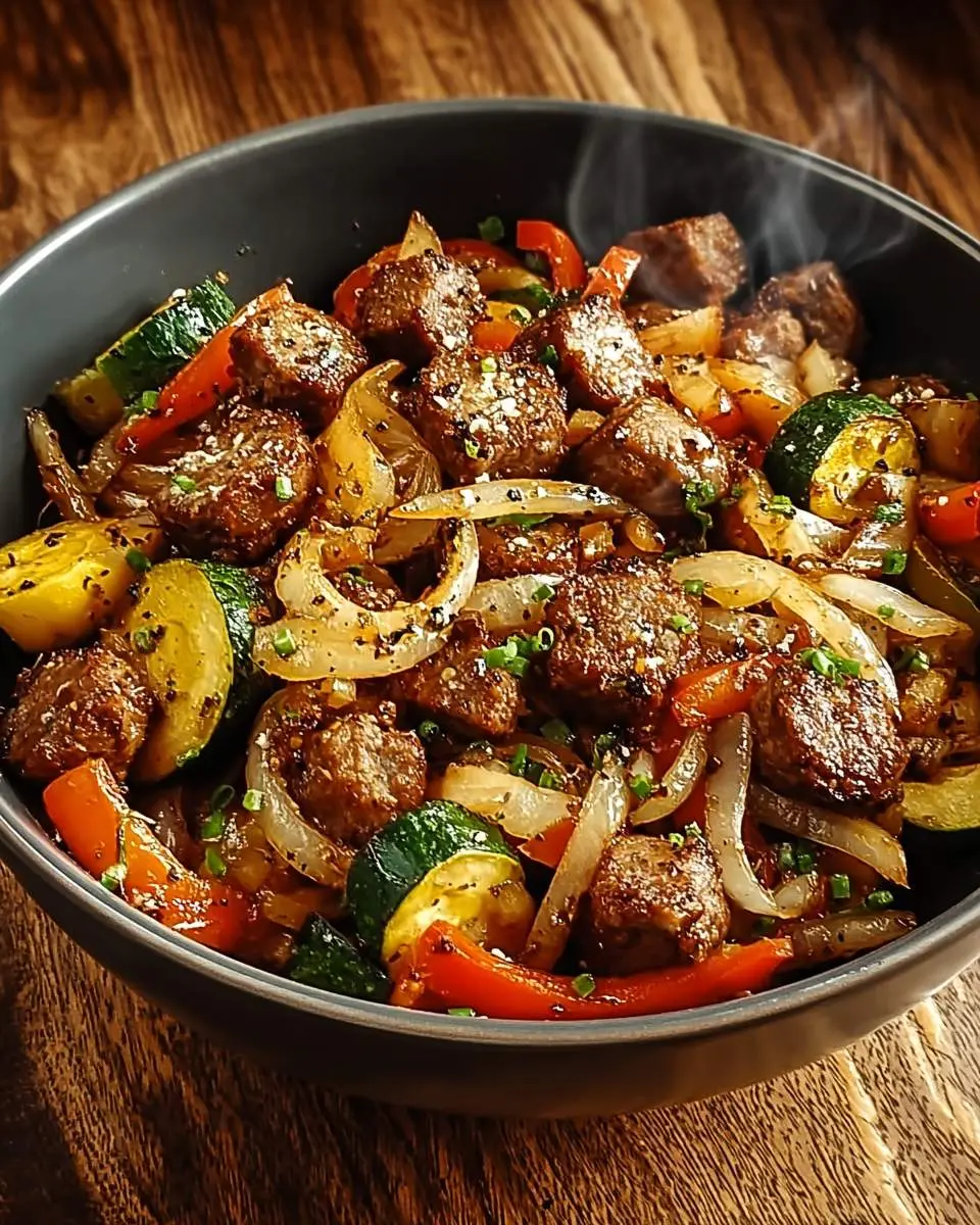 blackstone cowboy stir fry dinner recipe