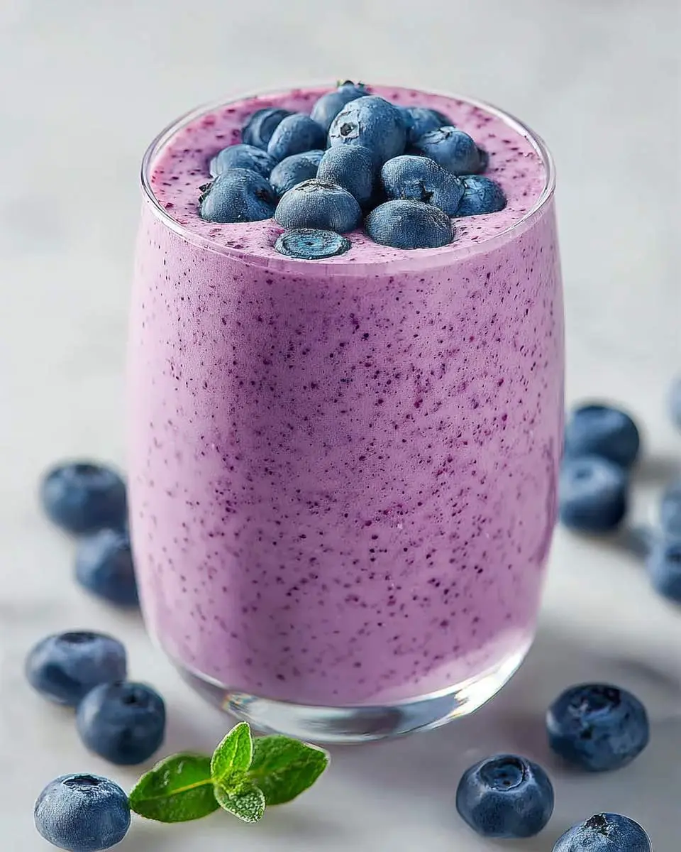 blueberry yogurt smoothie recipe 1