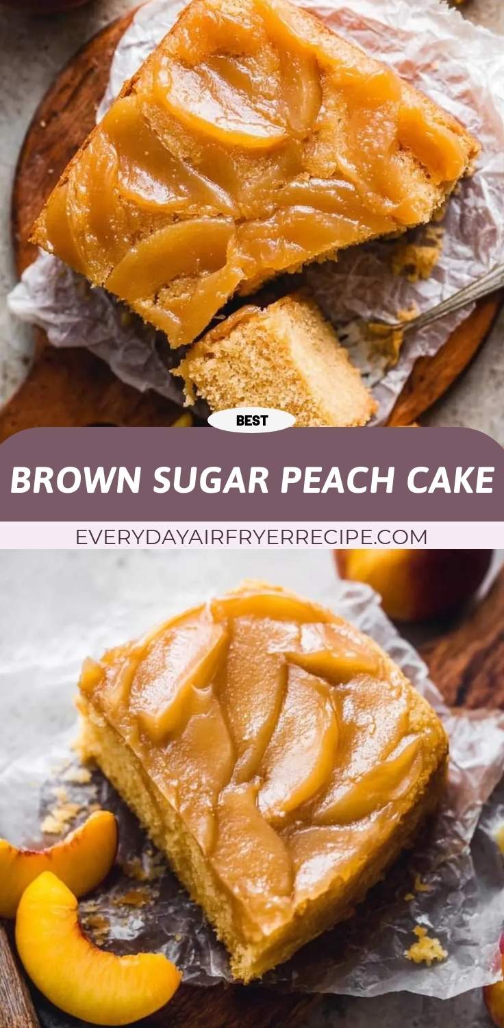 brown sugar peach cake pinterest 1