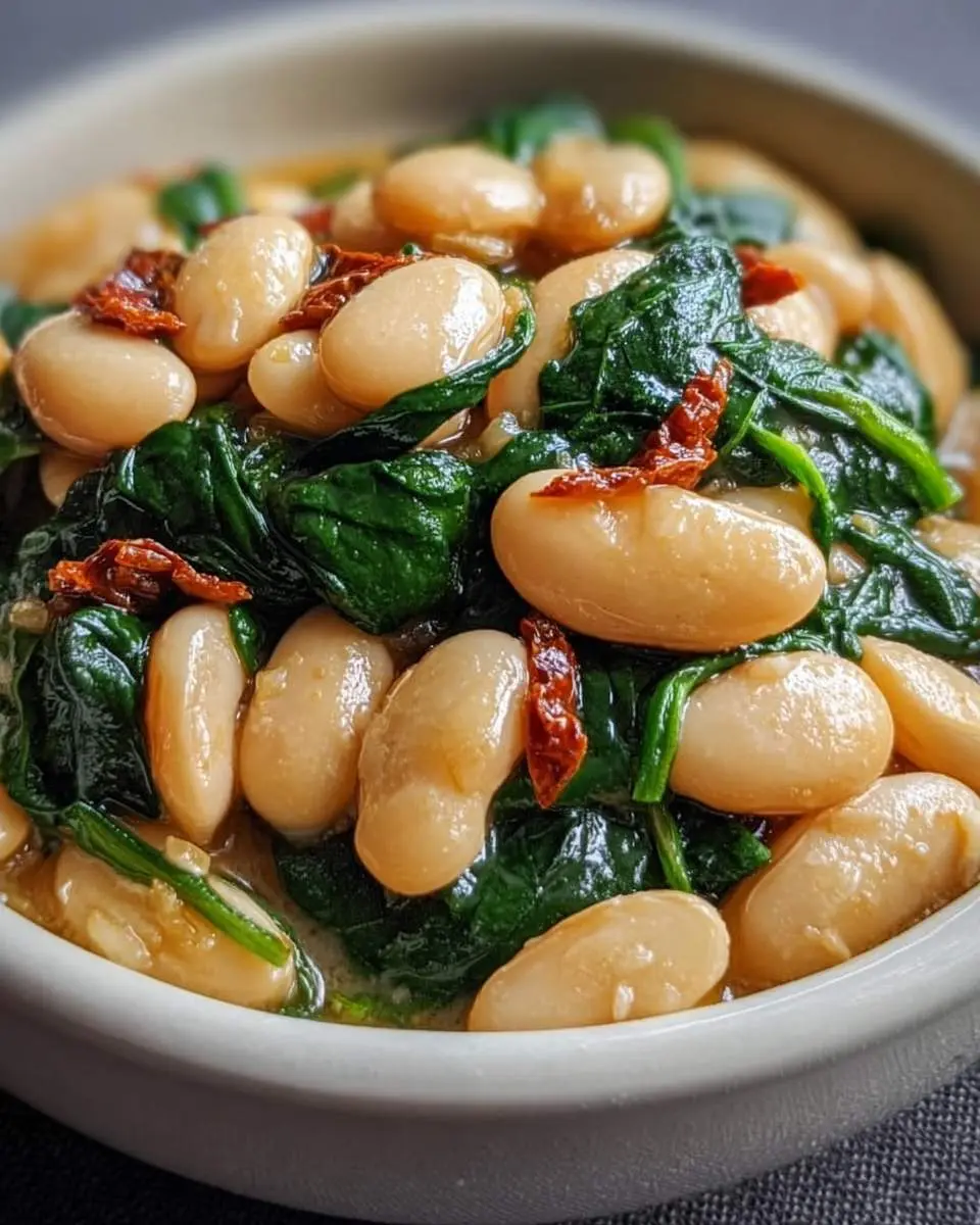 butter beans with spinach recipe
