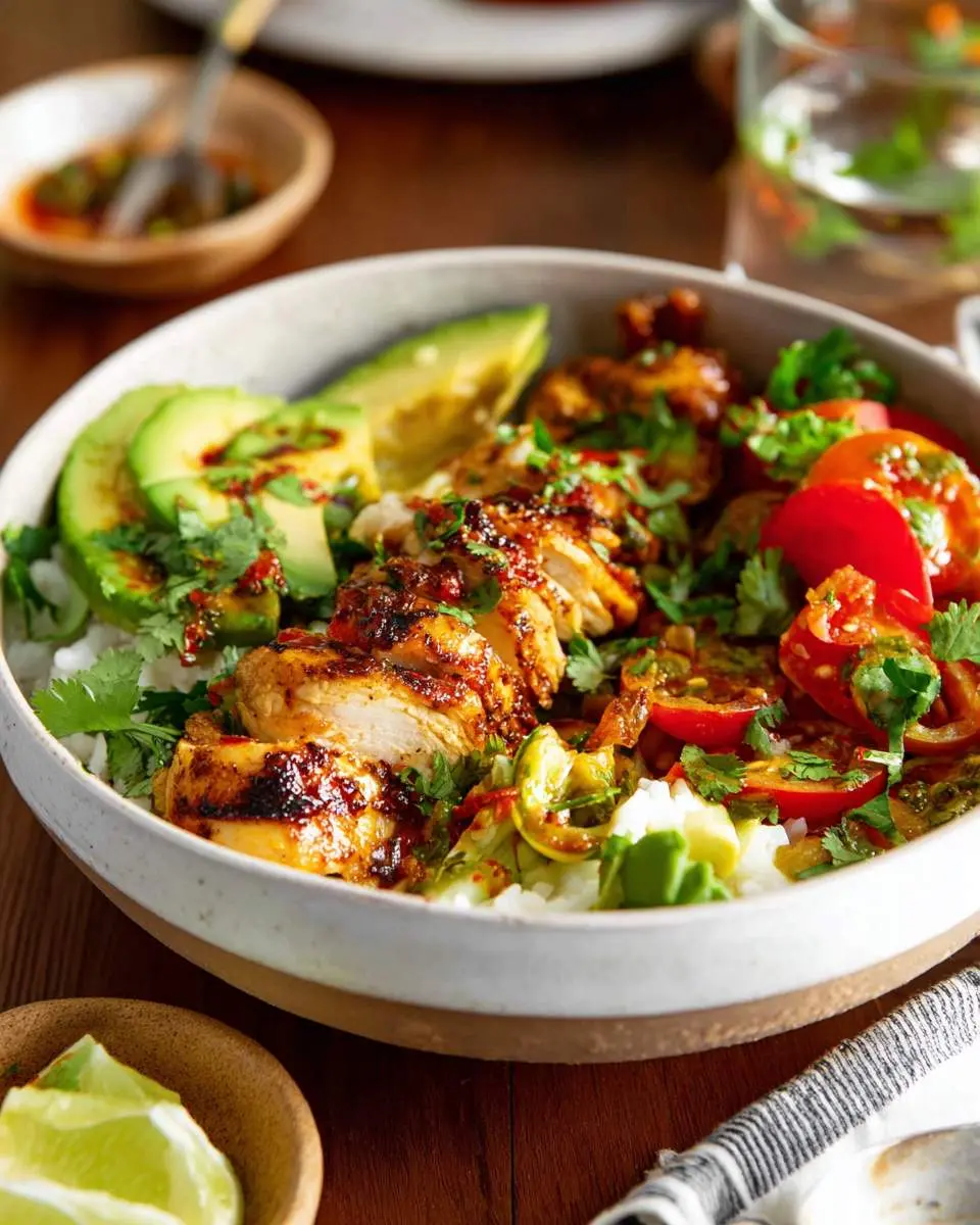 chili lime chicken bowl recipe