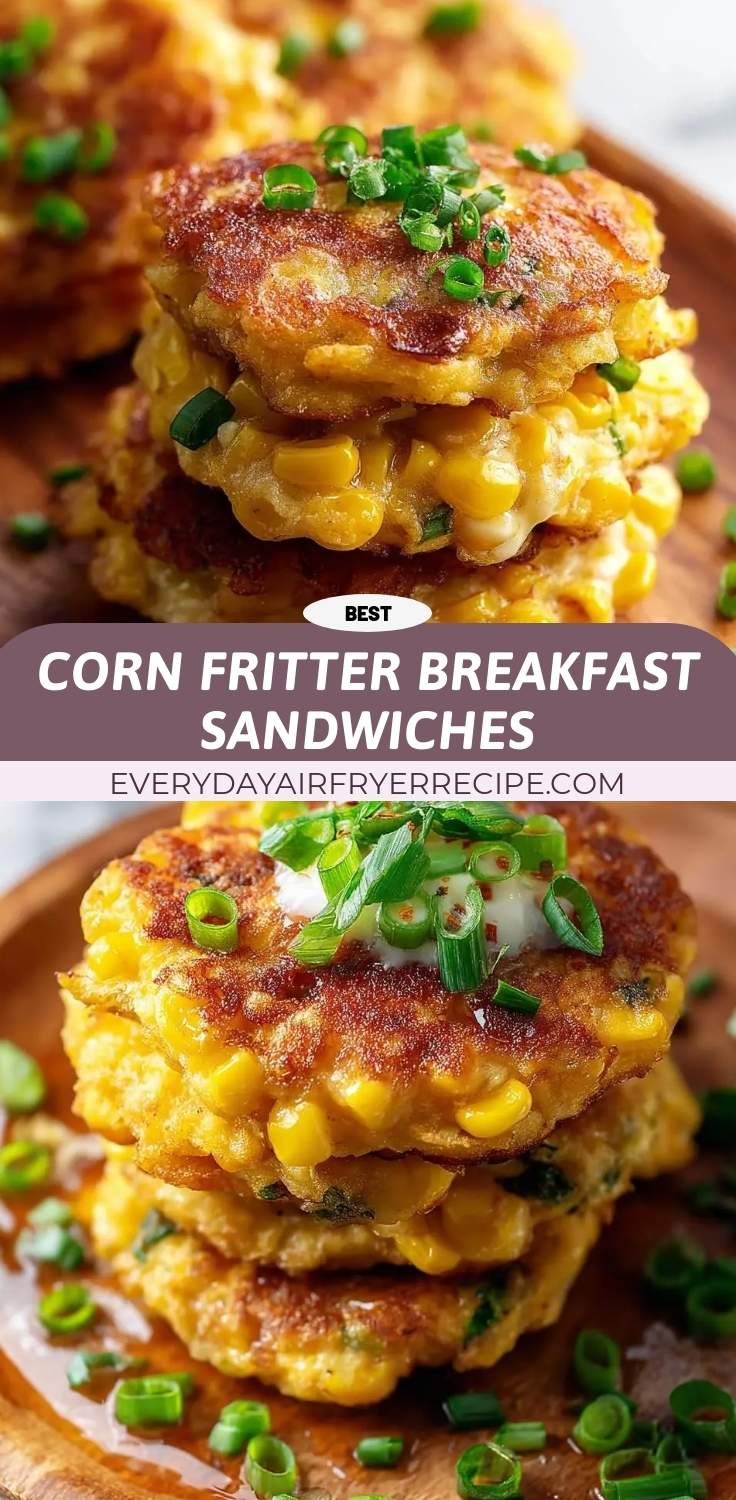 Corn Fritter Breakfast Sandwiches 27 corn fritter breakfast sandwiches pinterest