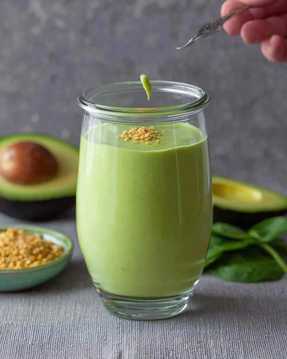 creamy avocado smoothie recipe 1