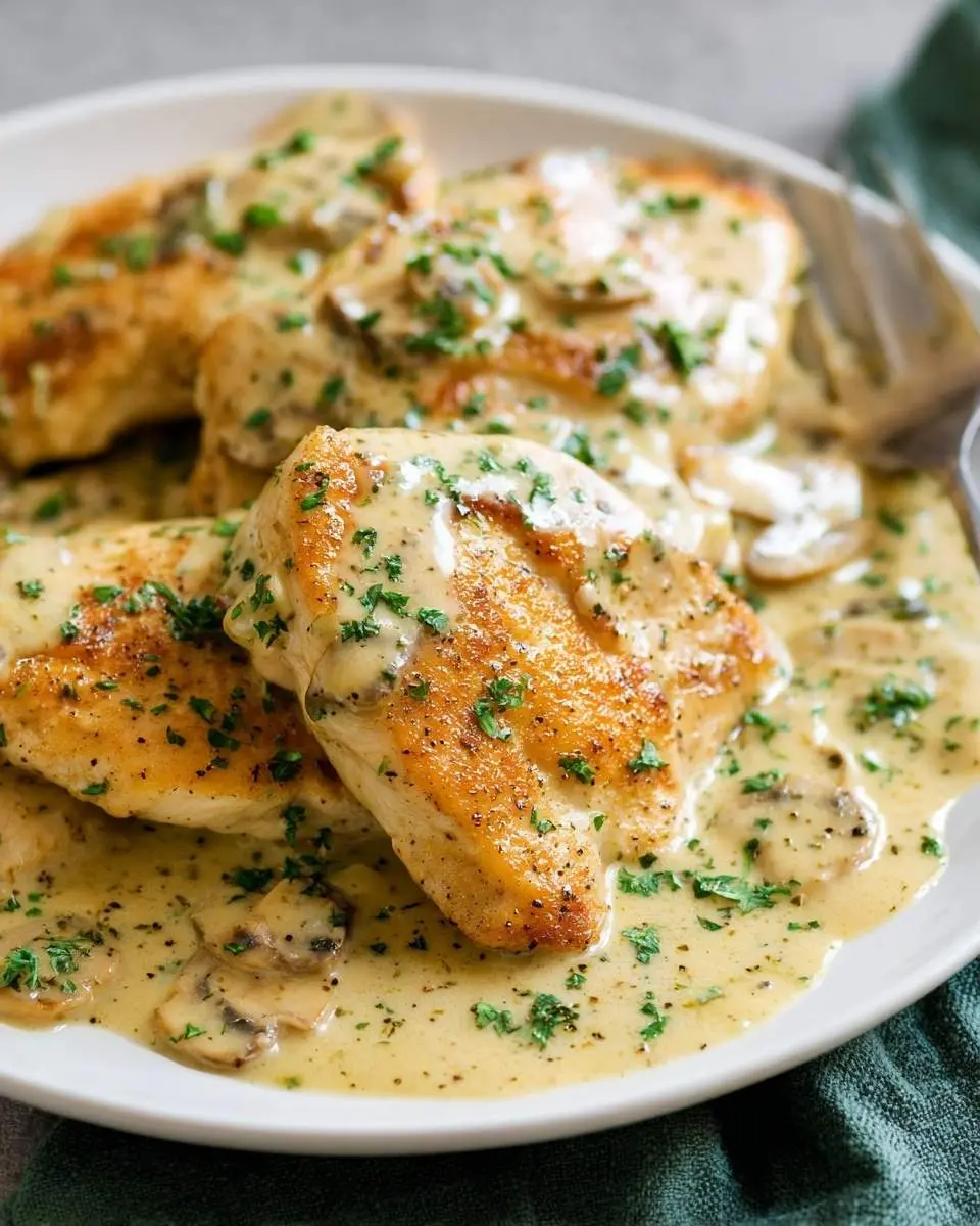 creamy dijon chicken skillet