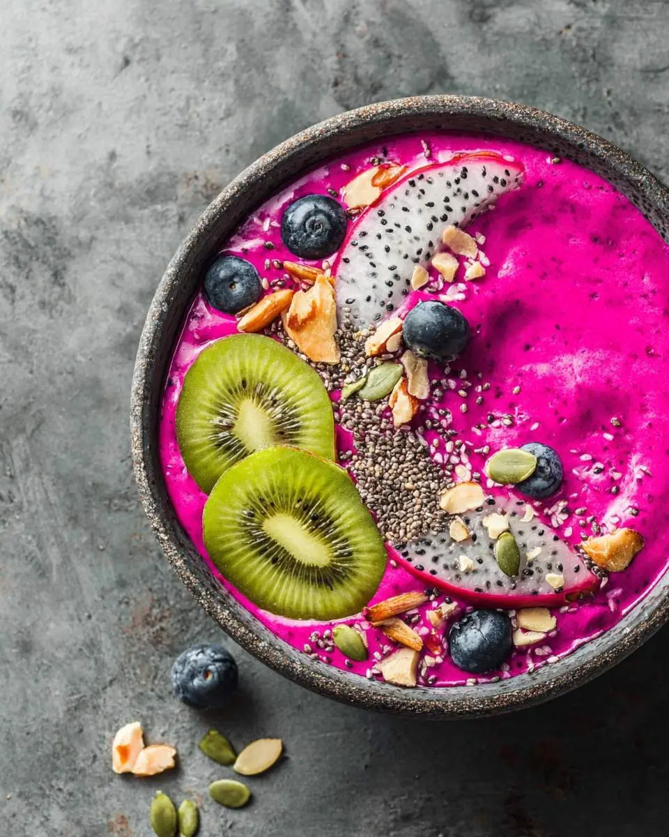 dragon fruit smoothie bowl