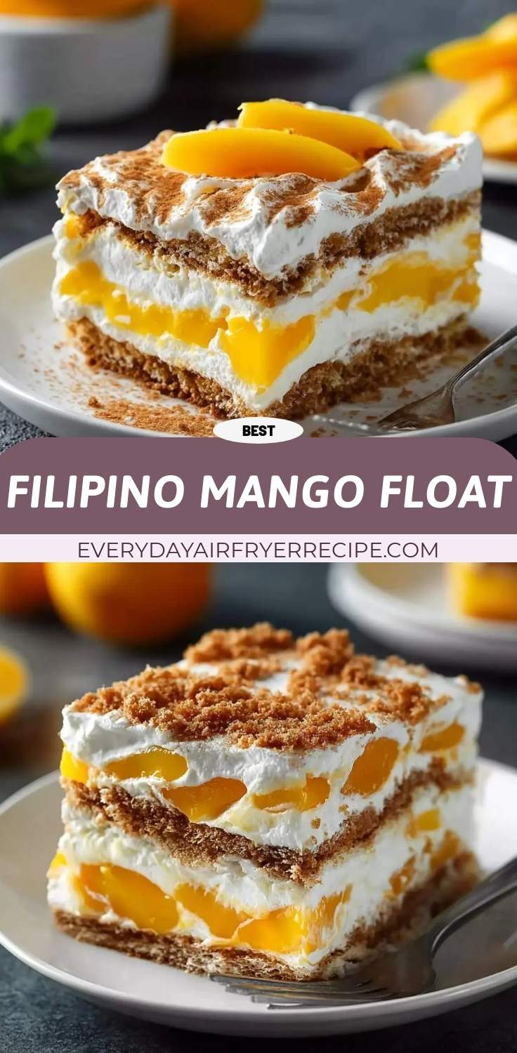 filipino mango float pinterest