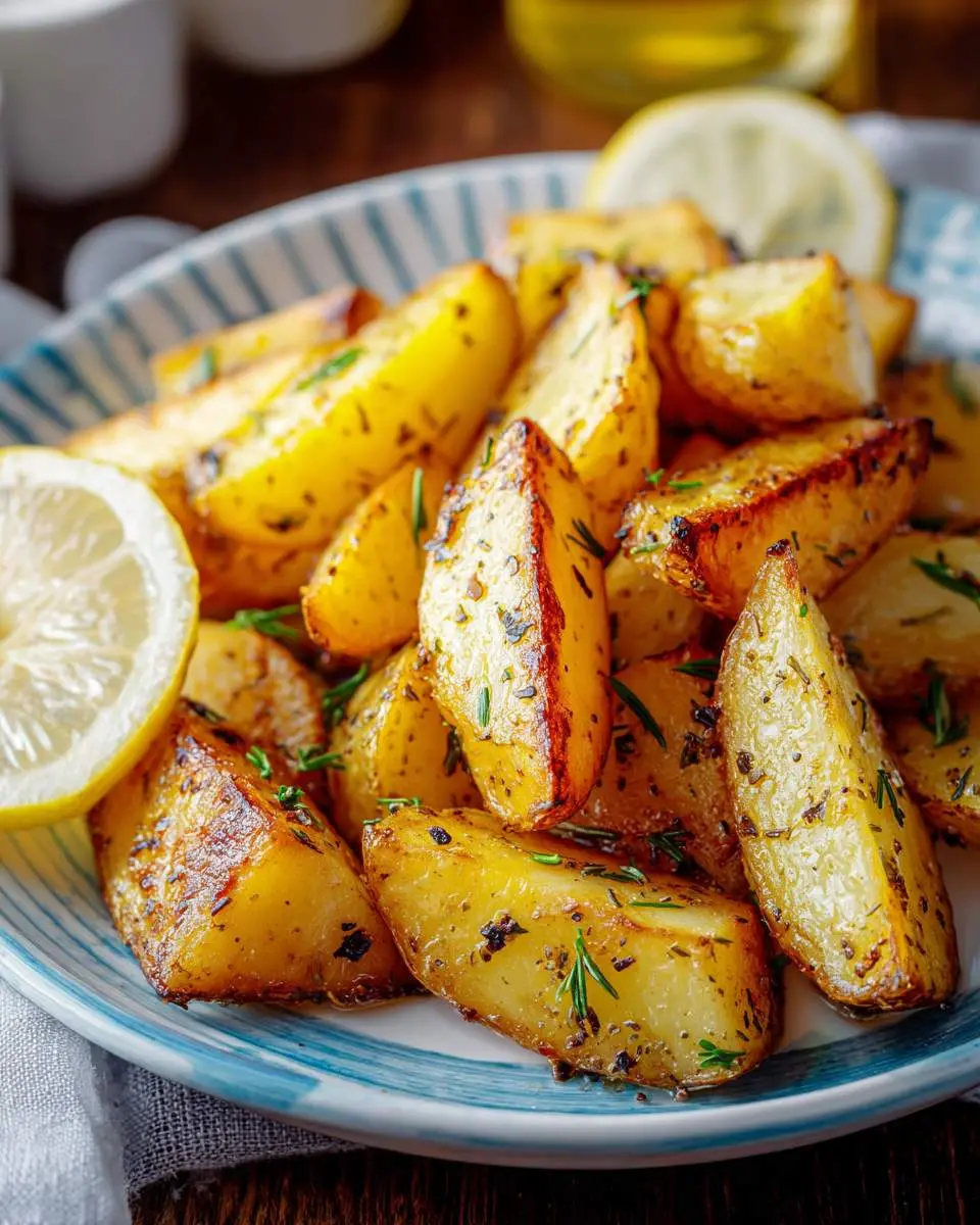 greek lemon potatoes recipe