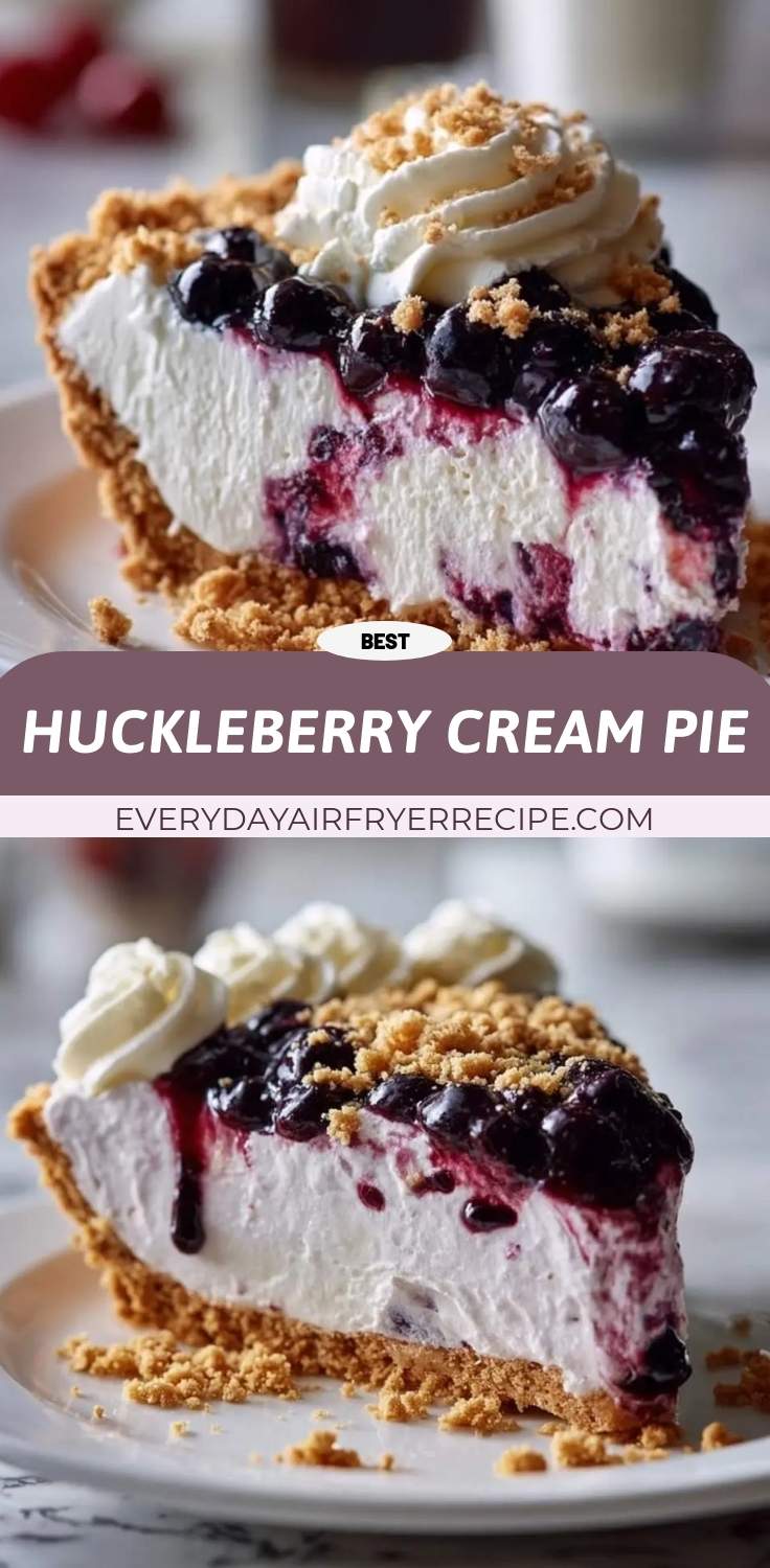 huckleberry cream pie pinterest