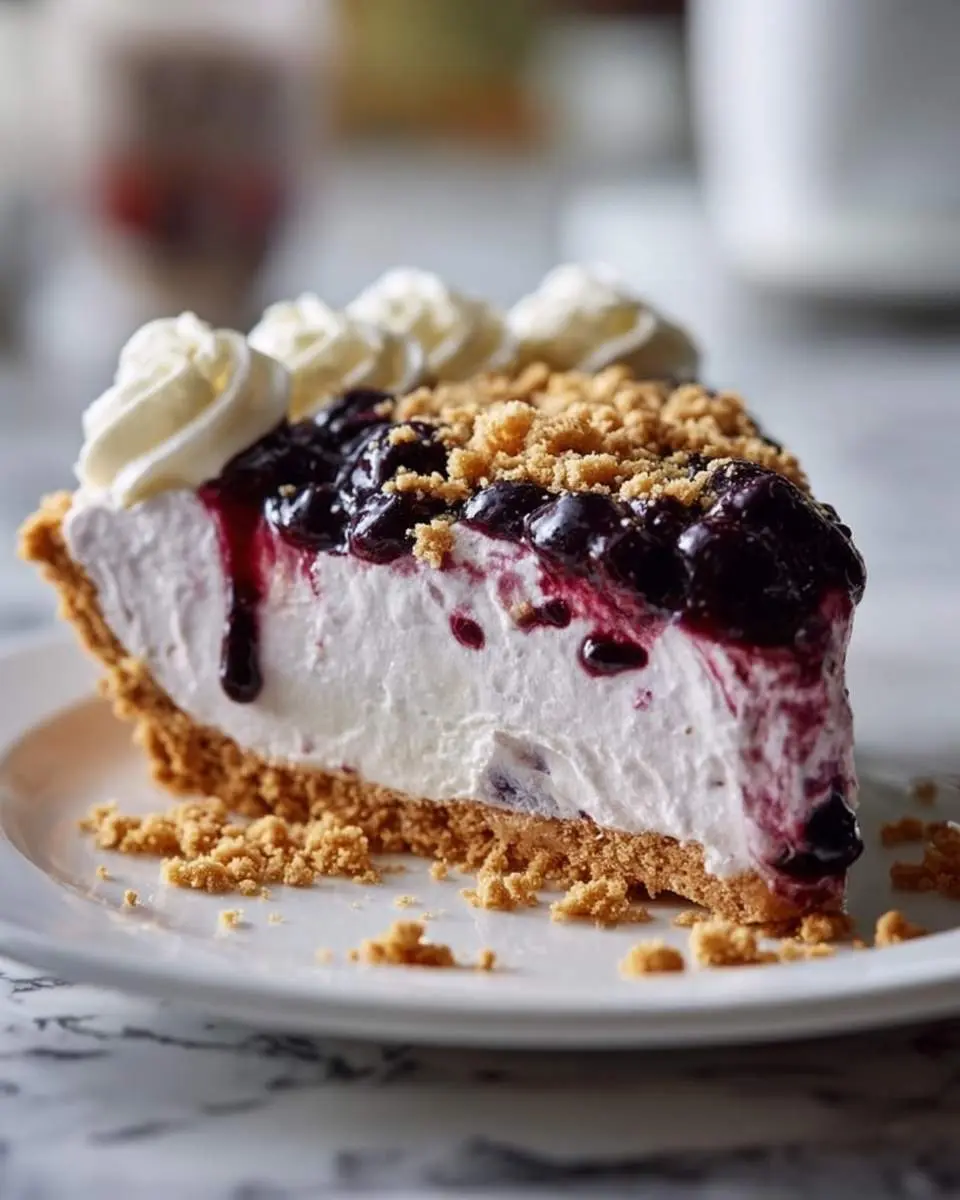 huckleberry cream pie