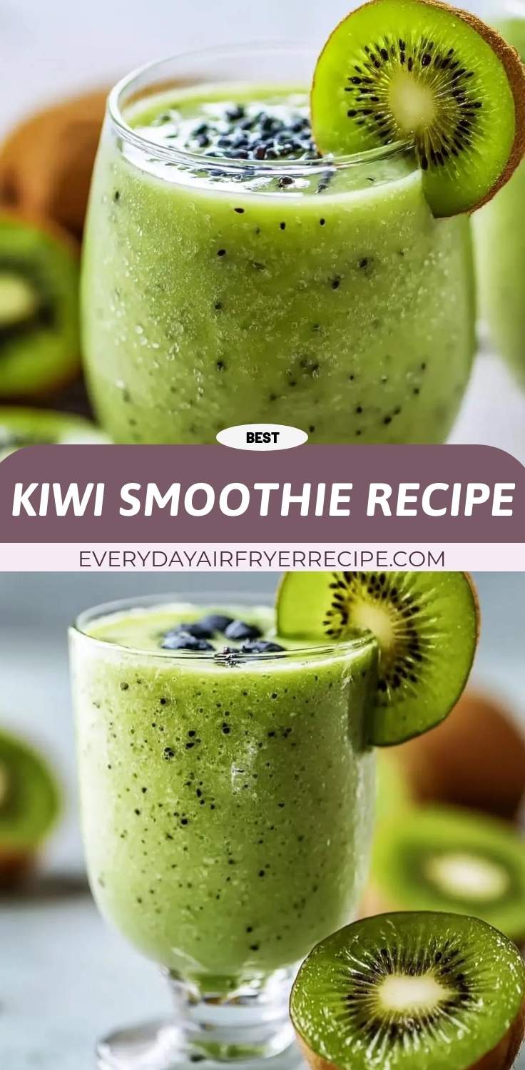 kiwi smoothie recipe pinterest