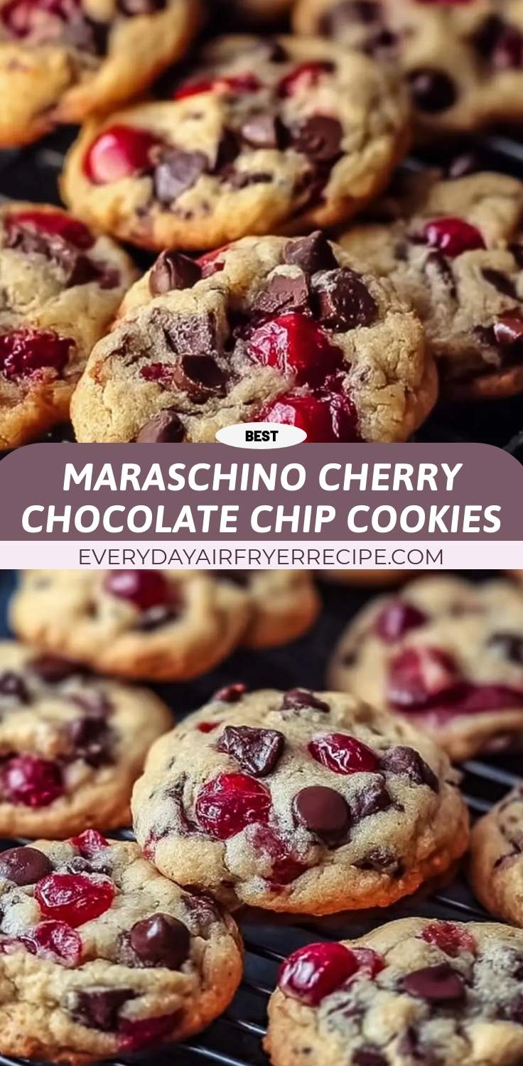 maraschino cherry chocolate chip cookies pinterest