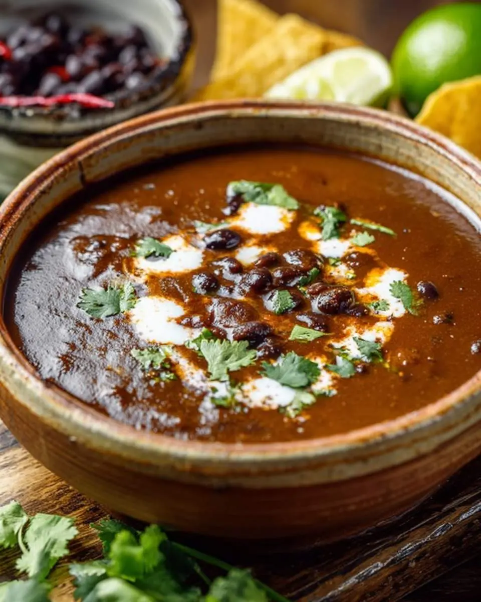 mexican black bean soup recipe