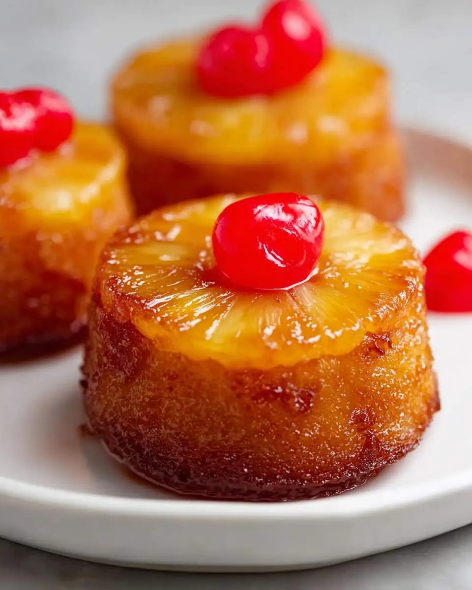mini pineapple upside down cake recipe 1