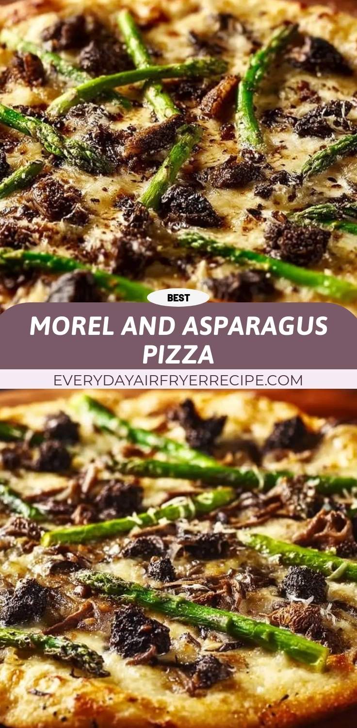 Morel and Asparagus Pizza 27 morel and asparagus pizza pinterest