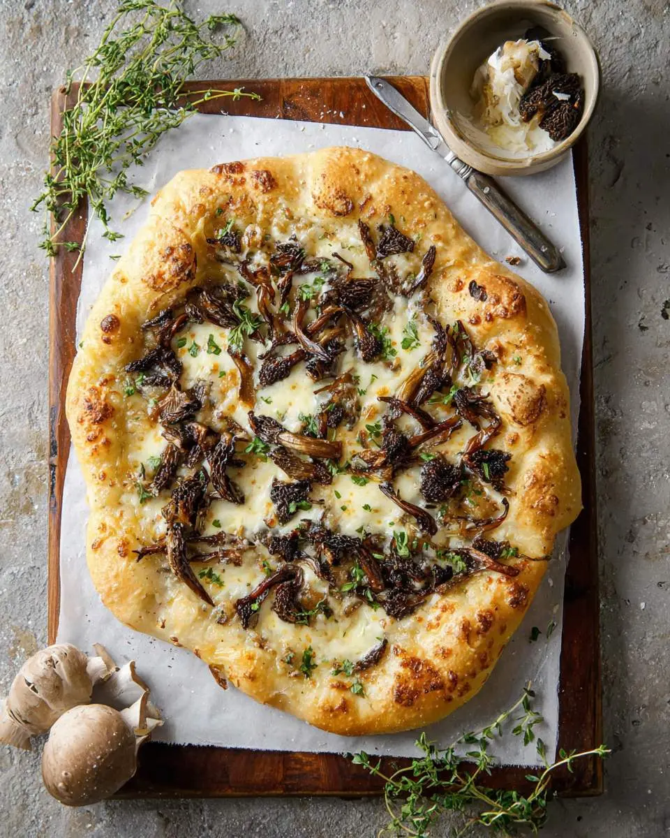 morel mushroom pizza recipe 1