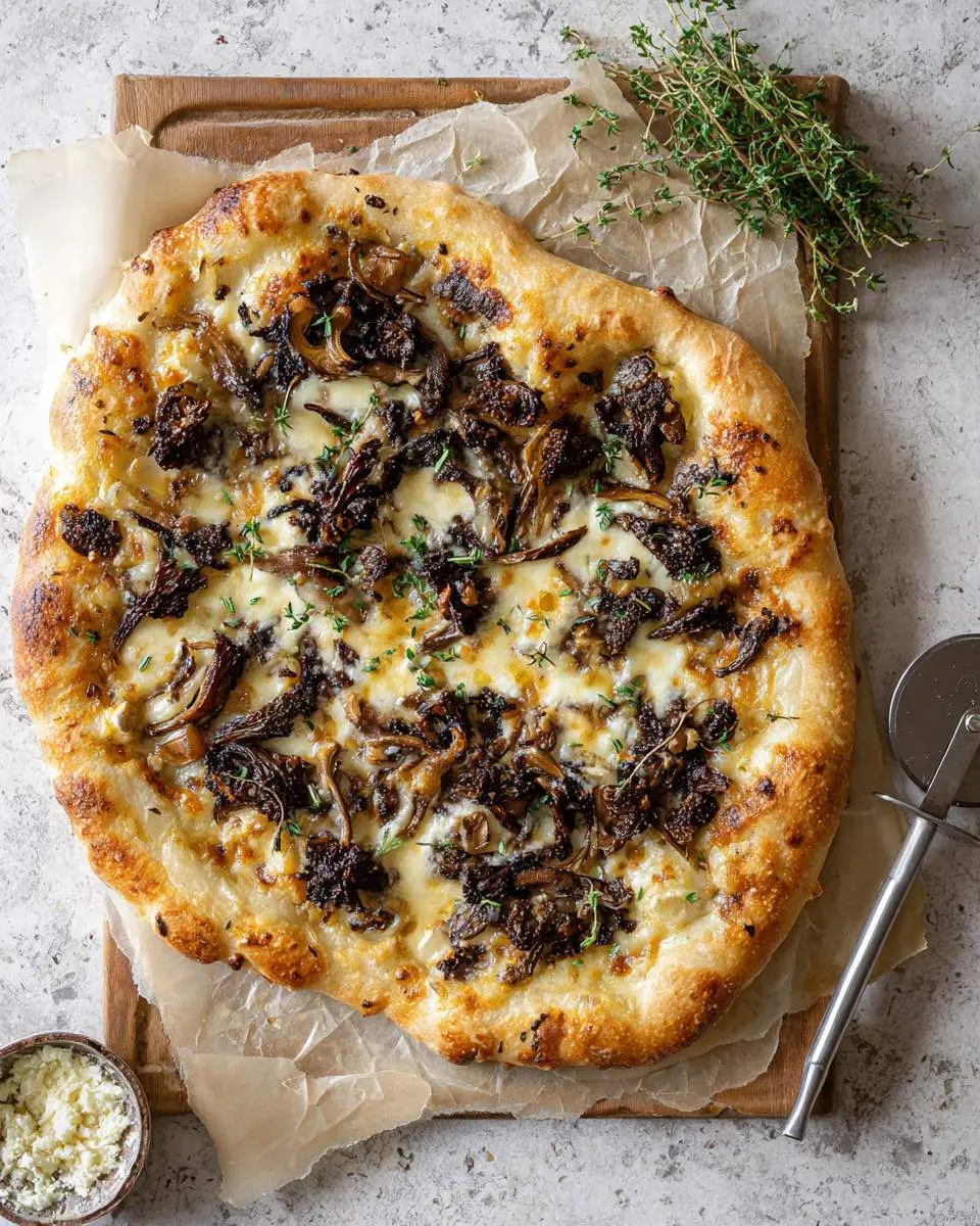 morel mushroom pizza recipe