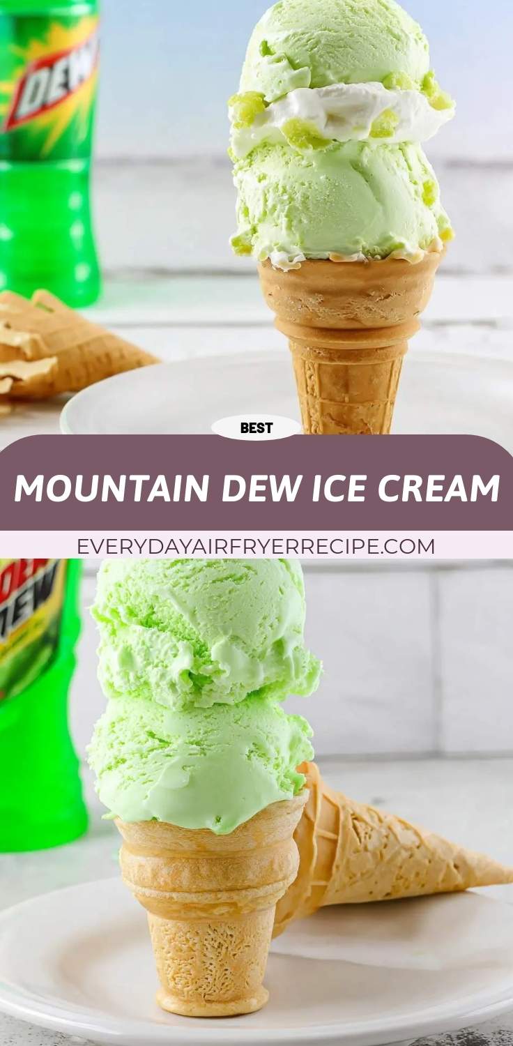 mountain dew ice cream pinterest