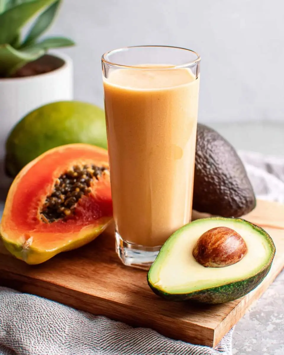 papaya avocado smoothie recipe 1