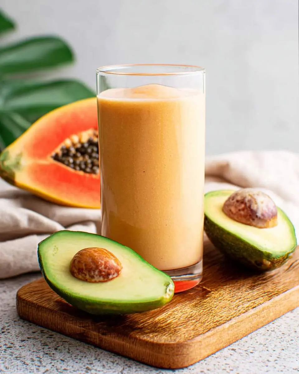 papaya avocado smoothie