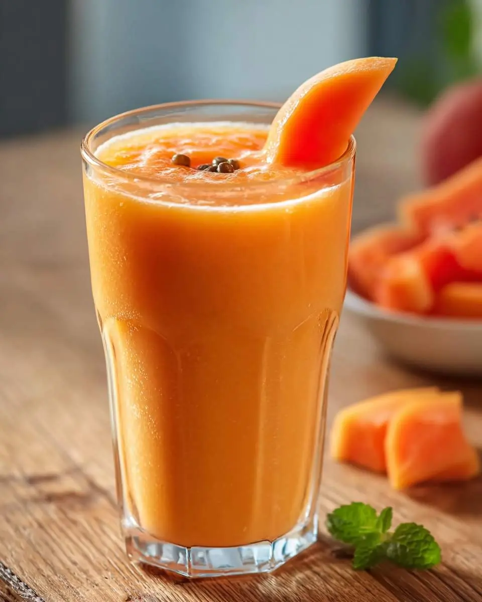 papaya smoothie recipe