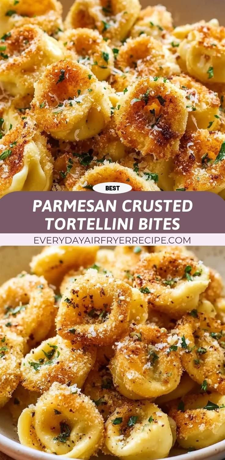 parmesan crusted tortellini bites pinterest
