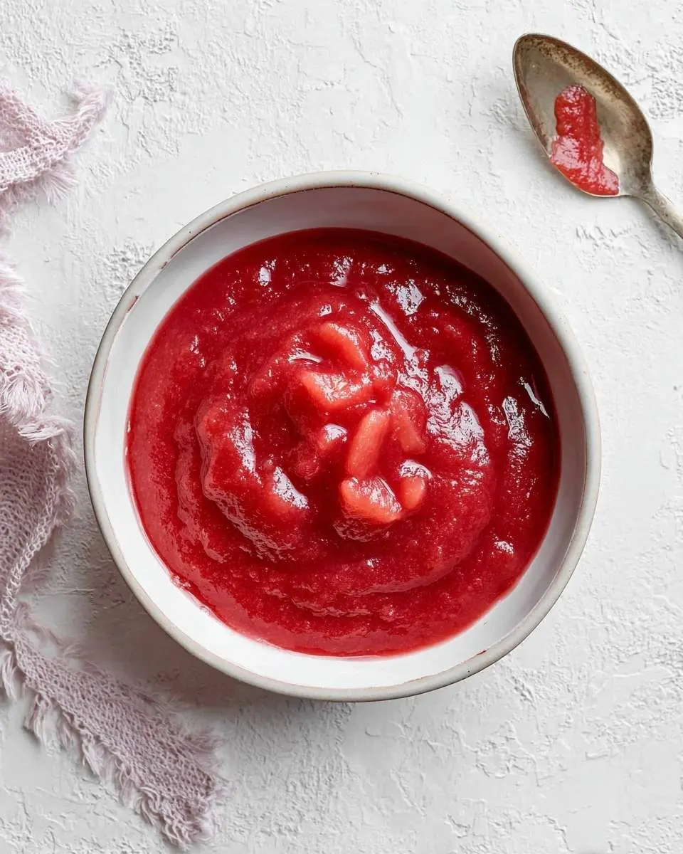 rhubarb sauce recipe