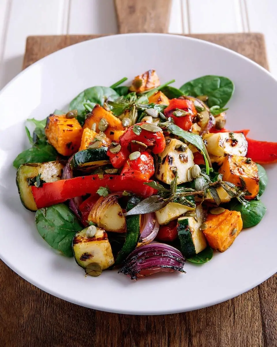 roasted veggies salad recipe 1