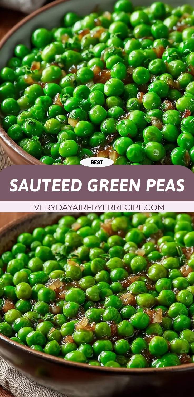sauteed green peas pinterest
