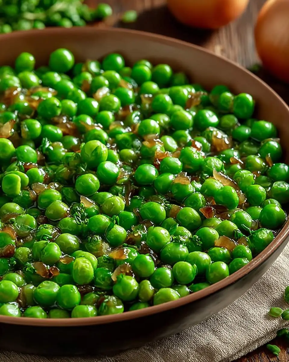 sauteed green peas recipe