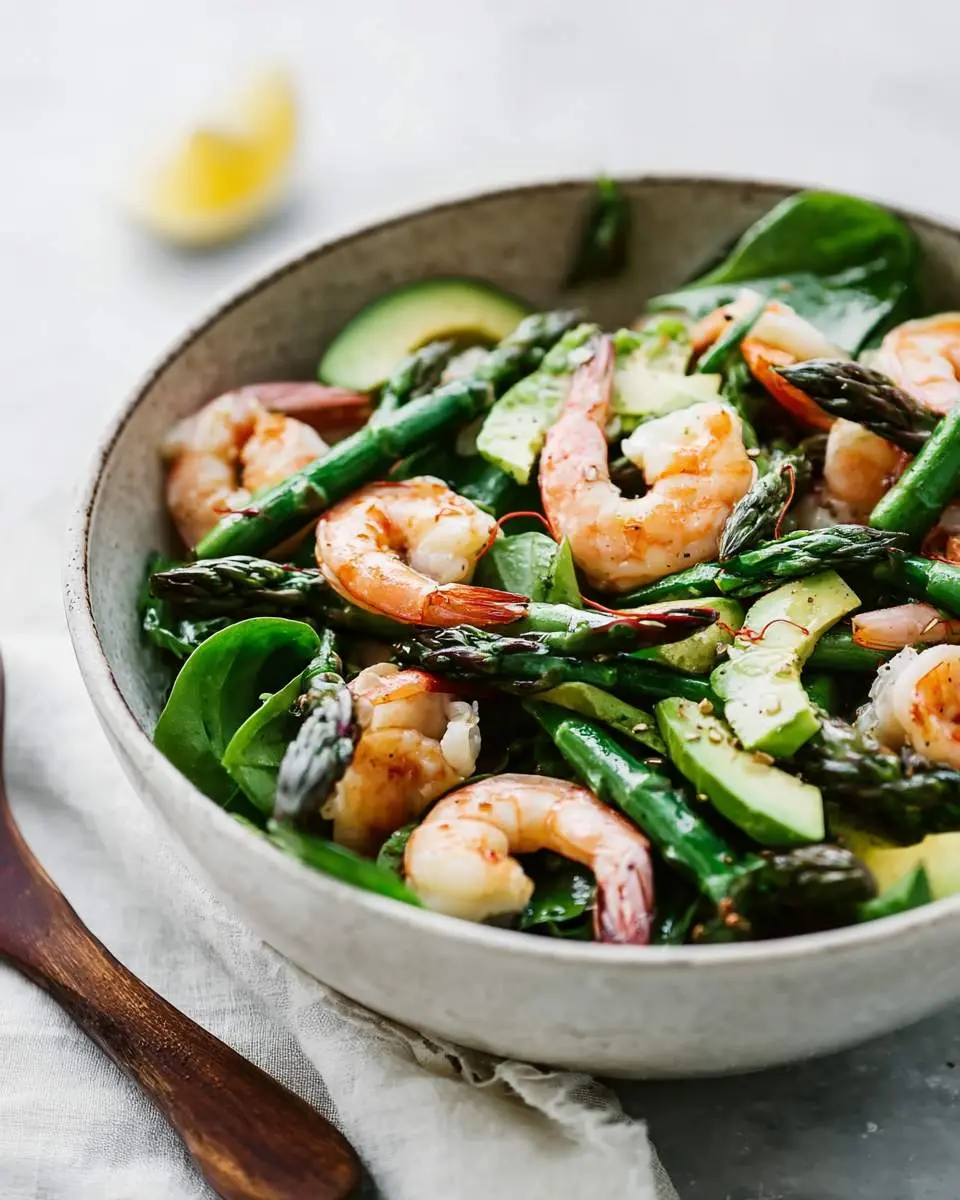 shrimp asparagus salad recipe