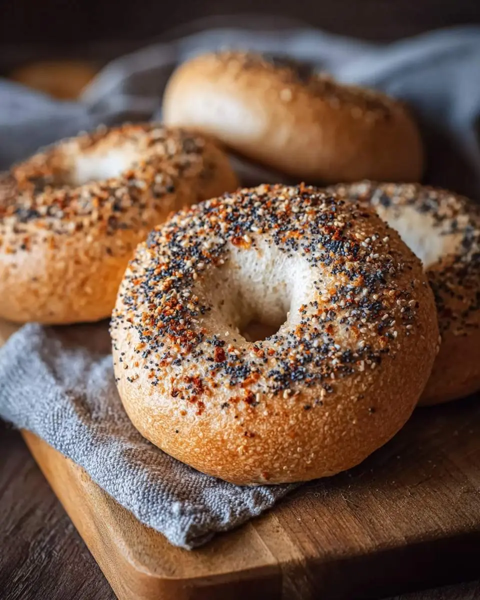 sourdough discard bagels