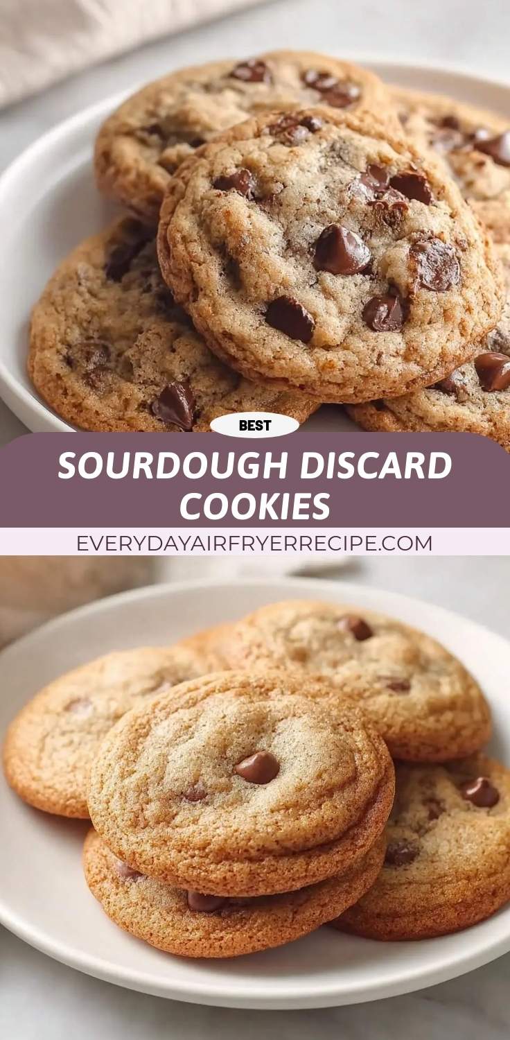 sourdough discard cookies pinterest