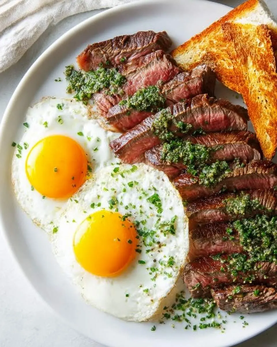 steak and eggs recipe