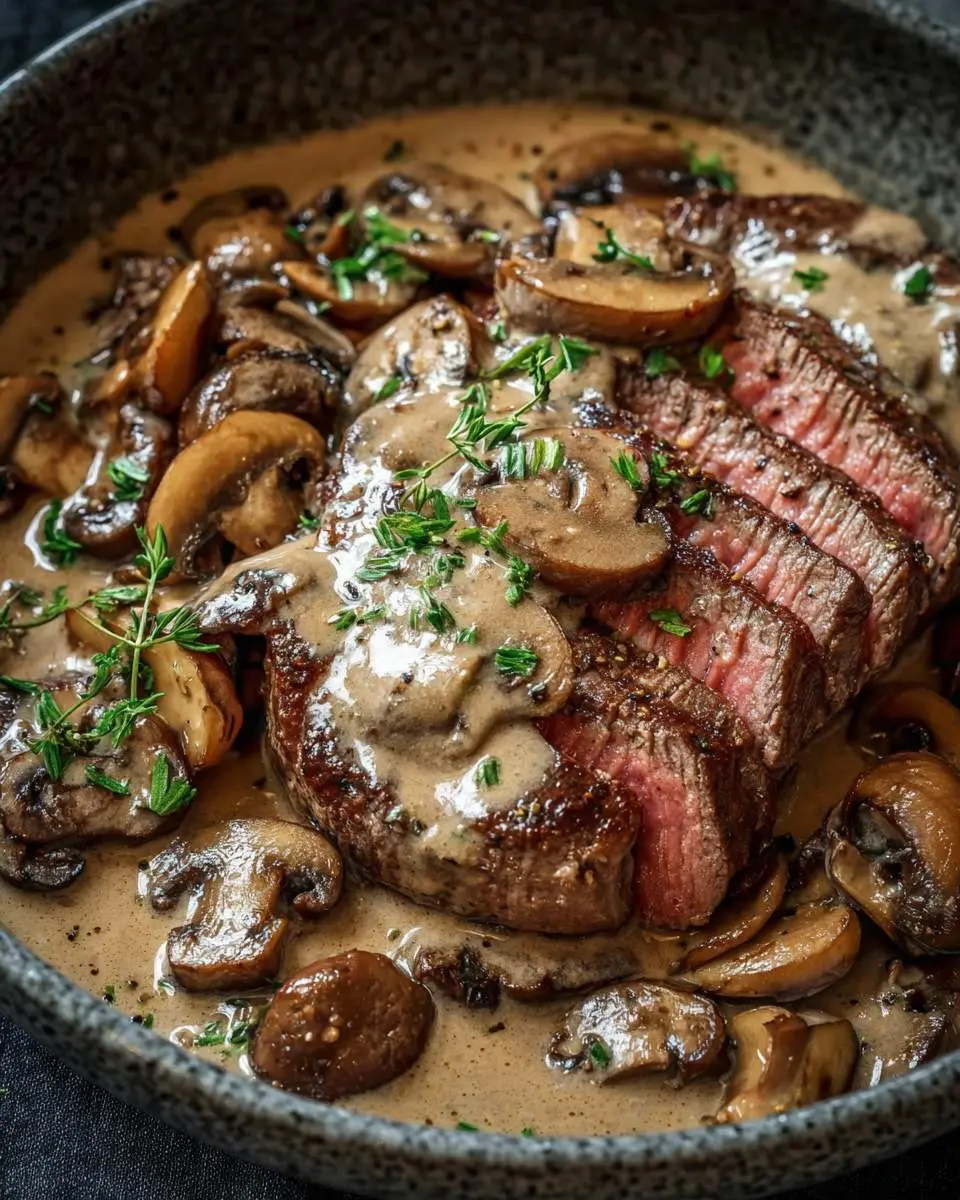 Steak with Mushroom Sauce 25 steak with mushroom sauce recipe