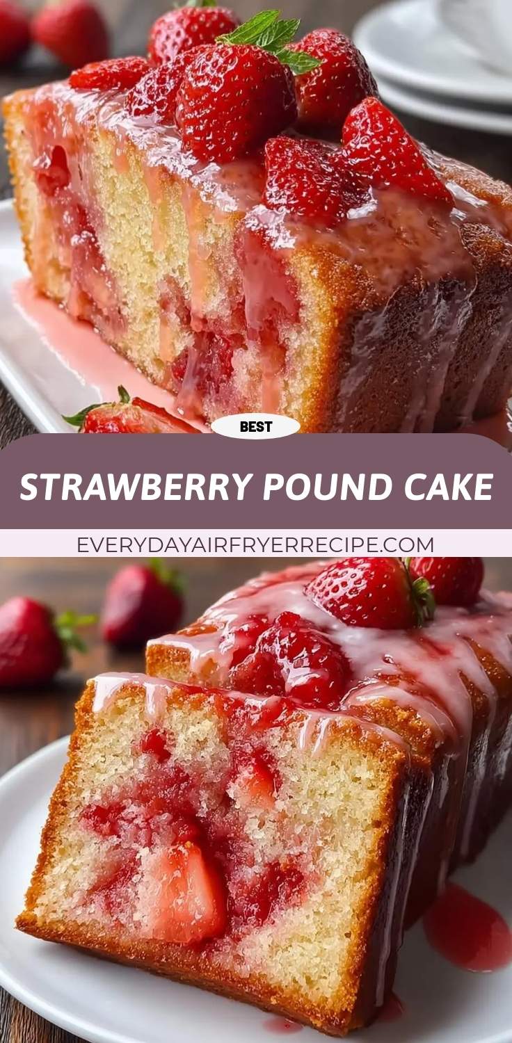 strawberry pound cake pinterest