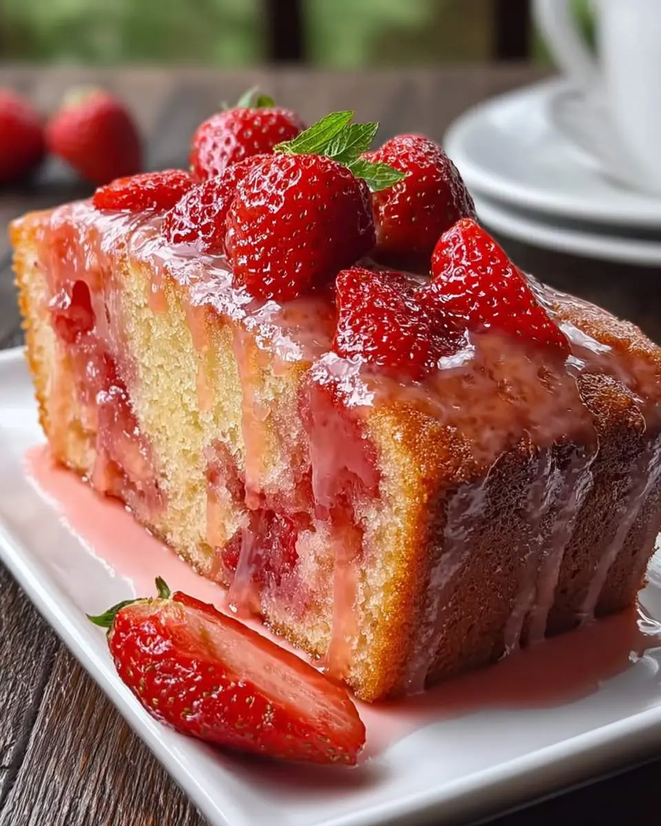 strawberry pound cake recipe 1