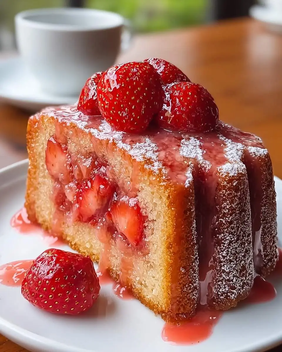 strawberry pound cake recipe