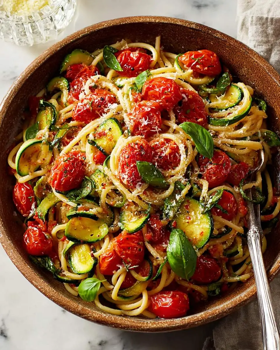 Zucchini Tomate Pasta