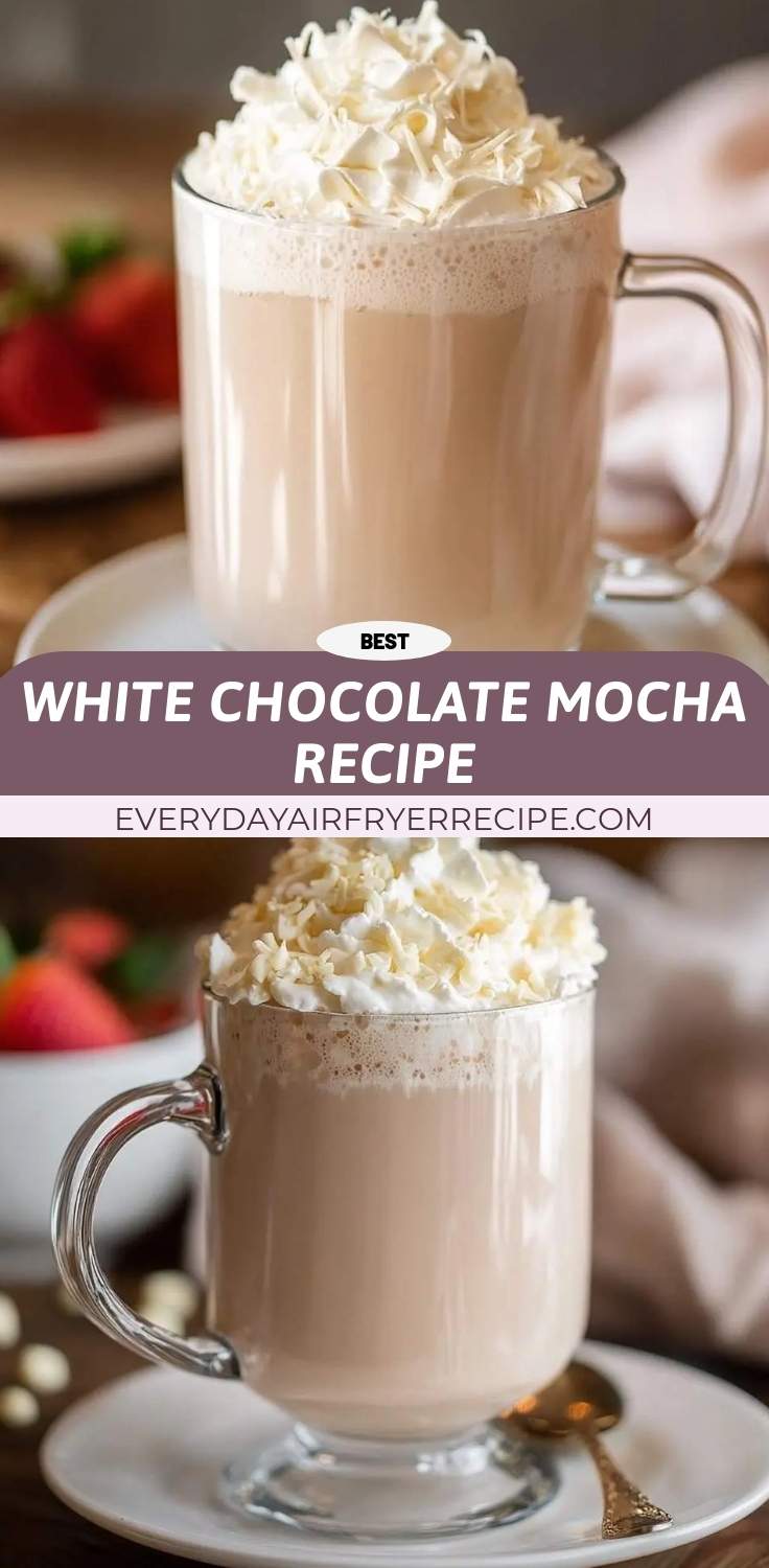 white chocolate mocha recipe pinterest