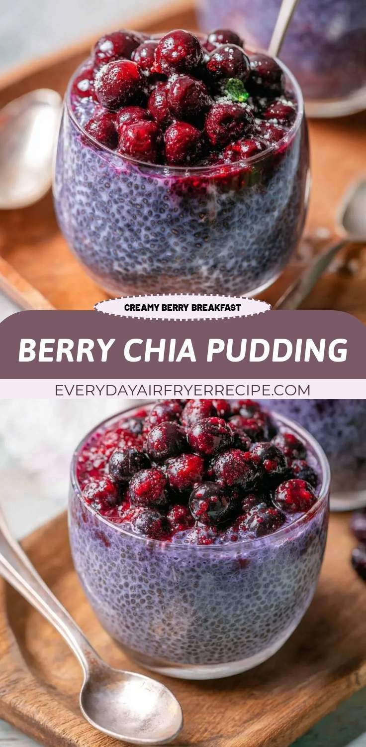 Berry Chia Pudding 27 finished dish ready to serve