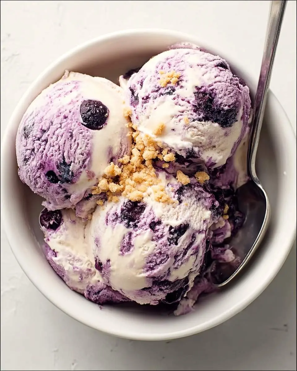 blueberry cheesecake ice cream