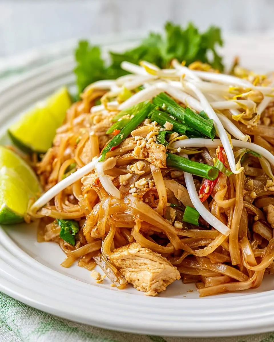 chicken pad thai recipe