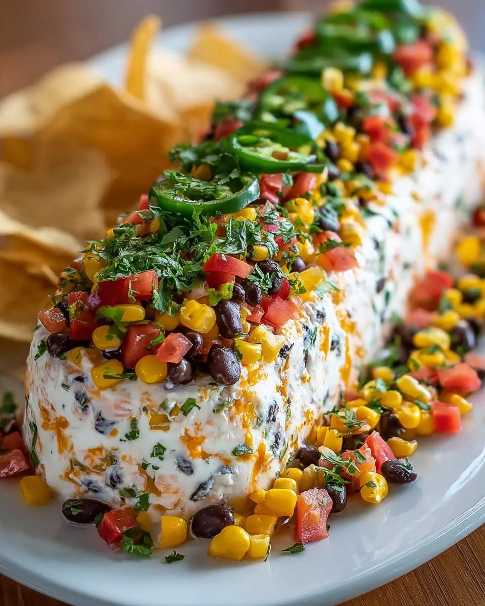 cowboy caviar cheese log