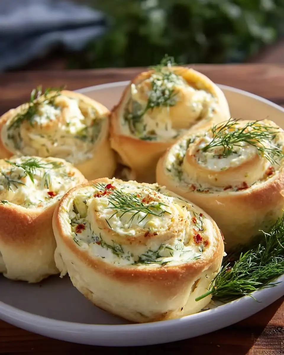 Creamy Pickle Rolls