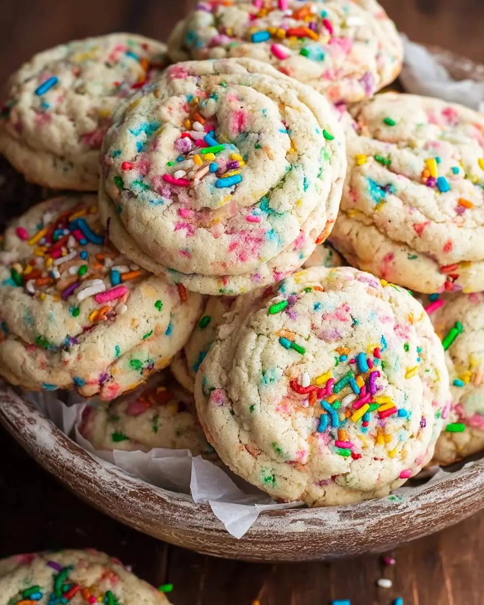 Funfetti cookies 26 step by step preparation of the recipe