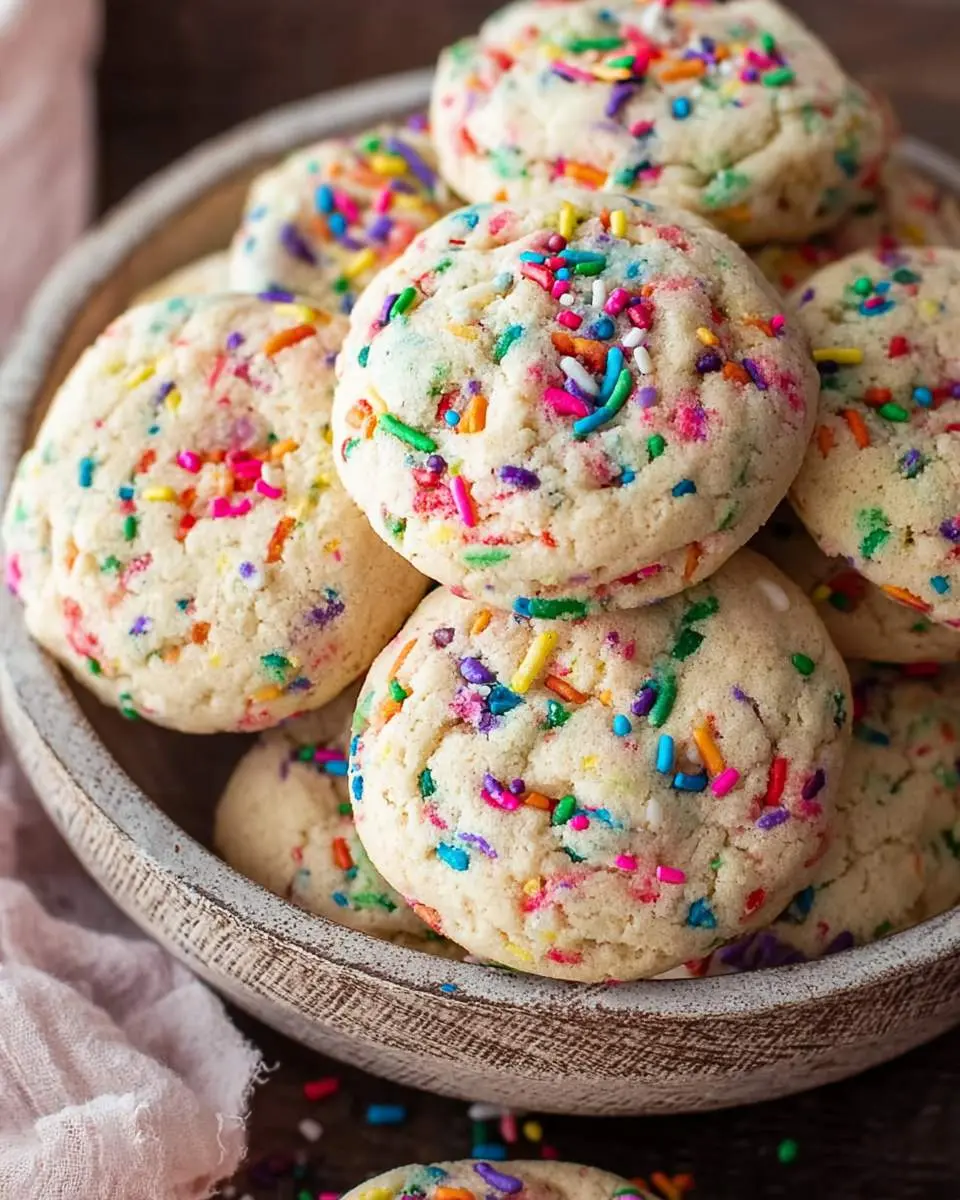 Funfetti cookies 25 funfetti cookies ingredients and preparation