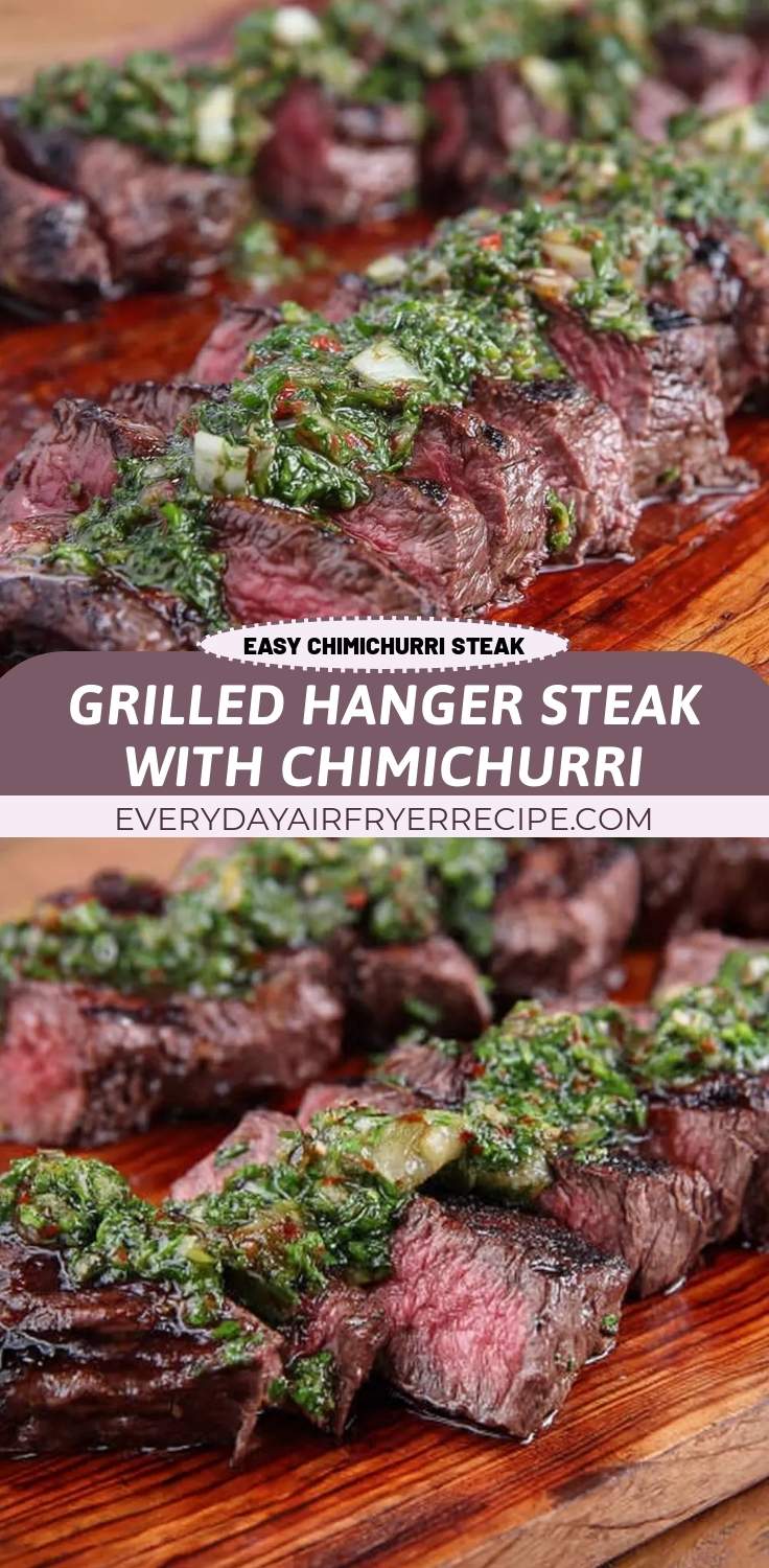 Grilled Hanger Steak with Chimichurri 27 finished dish ready to serve