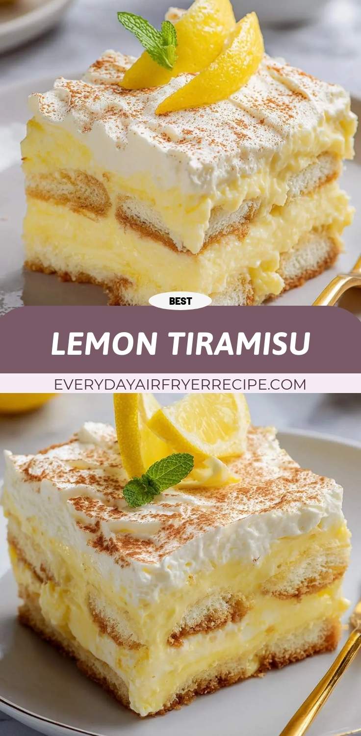 lemon tiramisu pinterest