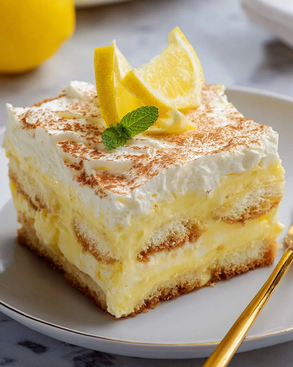 lemon tiramisu